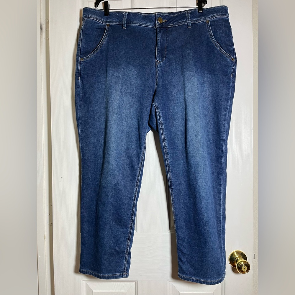 Lane Bryant Dark Blue Women’s Capri Jeans - Picture 4 of 11